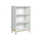 Alaterre Furniture MOD 48"H Tall 3-Shelf Bookcase AJMD0520WH - alternate 8